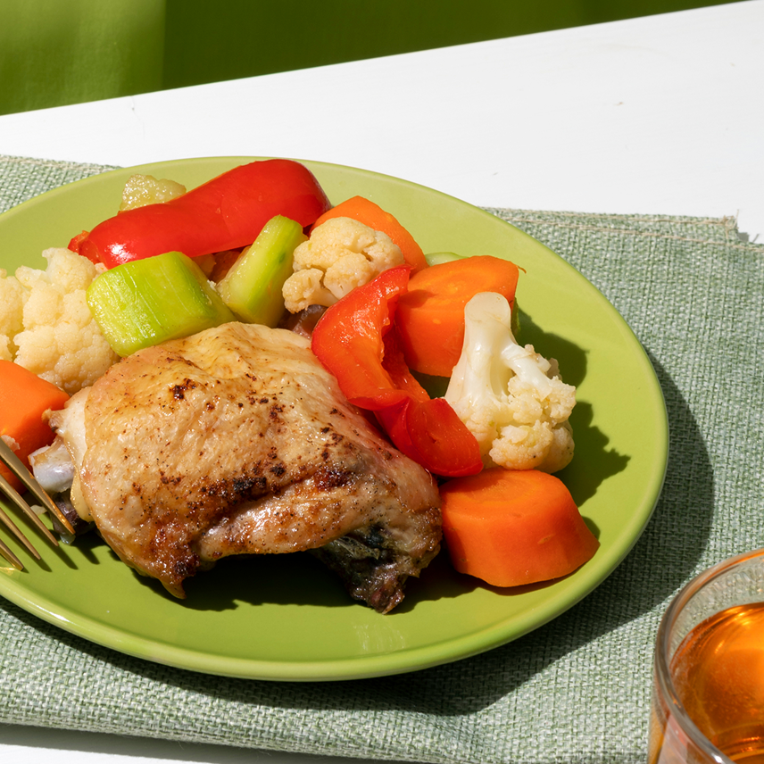 Sweet & Sour Chicken with Garden Vegetables
