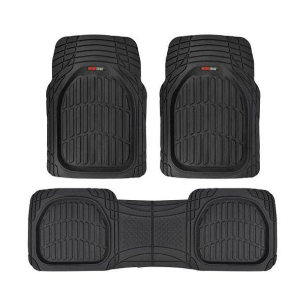 All-Weather Rubber Floor Mat Set