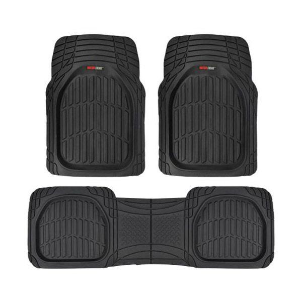 Leopard Print Floor Mat Set