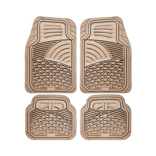 All-Weather Rubber Floor Mat Set