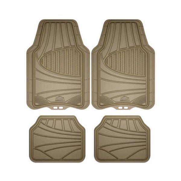 All-Weather Rubber Floor Mat Set