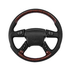 Luxury Wood Grain Steering Wheel