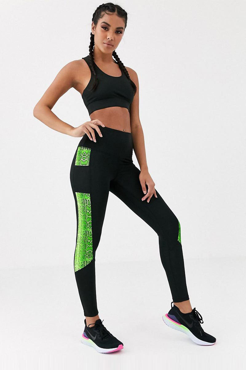 Cross-Back Bra & Side-Panel Leggings