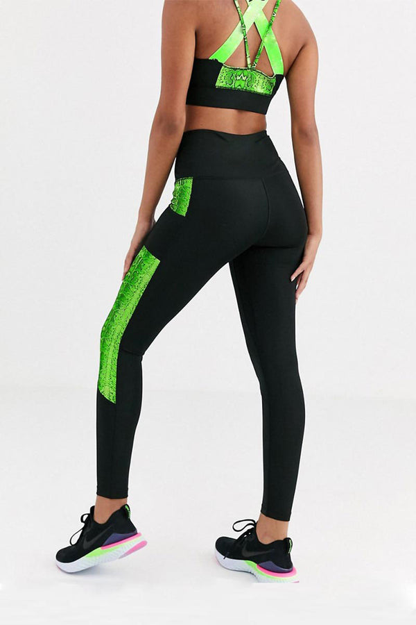 Cross-Back Bra & Side-Panel Leggings