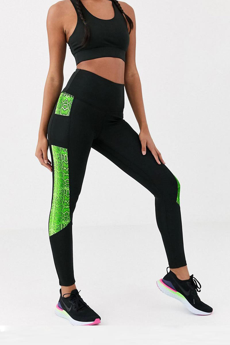 Cross-Back Bra & Side-Panel Leggings