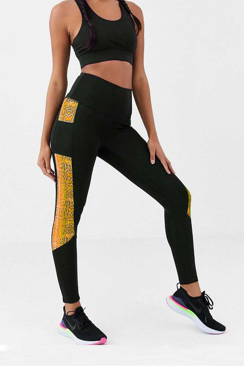 Cross-Back Bra & Side-Panel Leggings