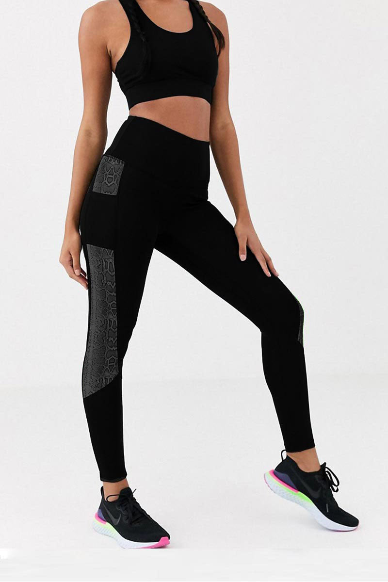 Cross-Back Bra & Side-Panel Leggings