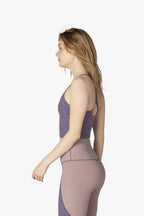 Heathered Performance Crop Tank