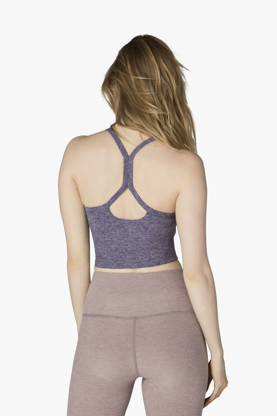 Heathered Performance Crop Tank