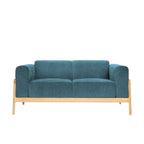 Modern 2-Seater Fabric Sofa