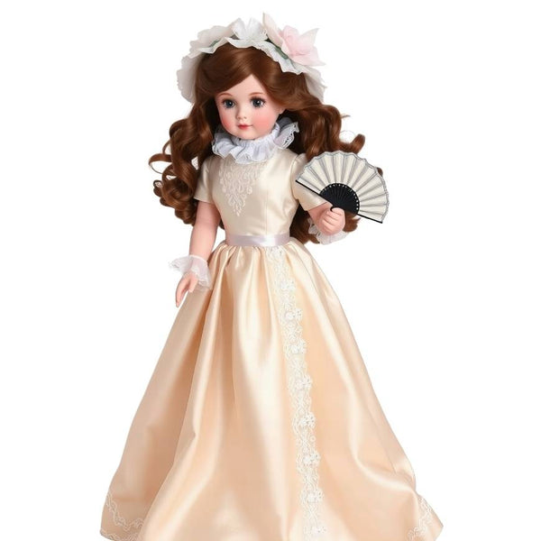 Elegant Victorian Porcelain Doll