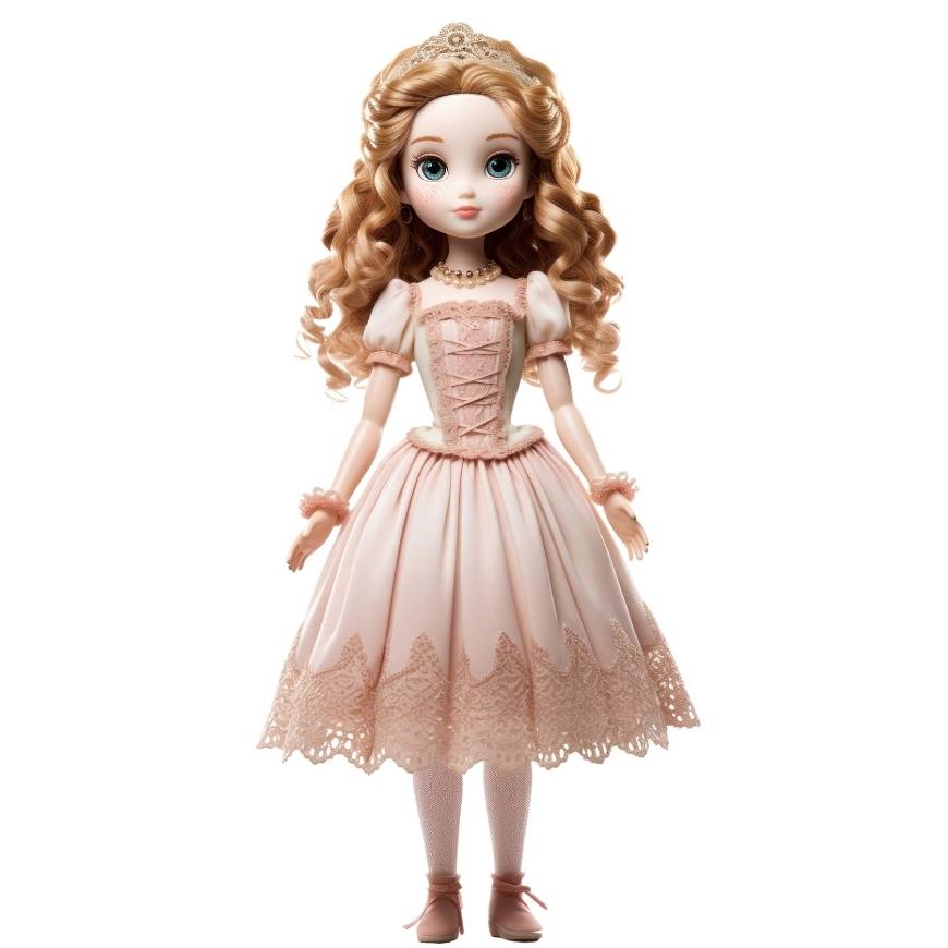 Elegant Victorian Porcelain Doll